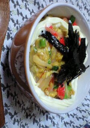 １人ランチに☆簡単かに玉マヨ丼-レシピのメイン写真