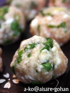 お鍋に!ふんわり♪はんぺん入り“つくね”-レシピのメイン写真