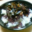 1分で完成☆ゆかりと佃煮の茶漬け