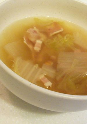 ママの味☆白菜とベーコンの優しいスープ-レシピのメイン写真