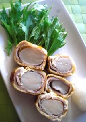 エリンギと豚肉の油揚げロール-レシピのメイン写真