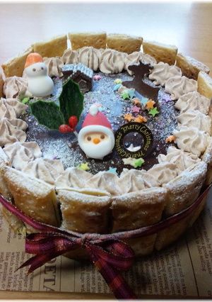 モントンでクリスマスケーキ☆-レシピのメイン写真