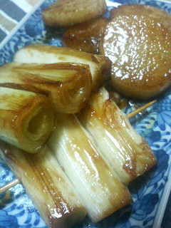 山芋と白ネギの甘辛焼き-レシピのメイン写真