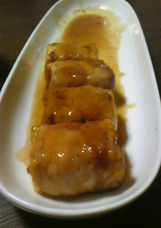 お肉巻き巻き♪厚揚げ-レシピのメイン写真