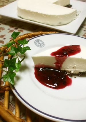 水きり無しdeヨーグルトのレアケーキ-レシピのメイン写真