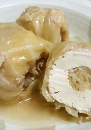 豆腐のヘルシーロールキャベツ♪-レシピのメイン写真