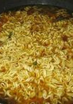 野菜たっぷりインスタントラーメン-レシピのメイン写真