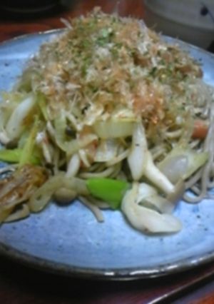 ☆簡単黒そばで和風焼きそば☆-レシピのメイン写真