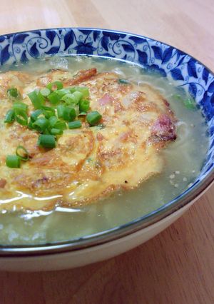 野菜オムレツをのっけた塩ラーメン✿-レシピのメイン写真
