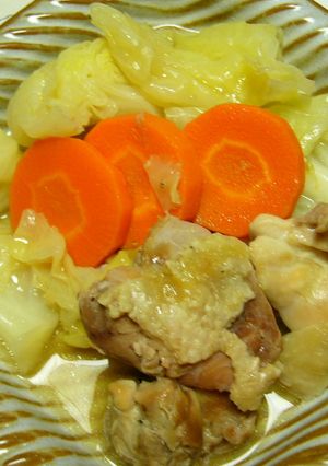 キャベツと鶏であったか蒸煮♪-レシピのメイン写真