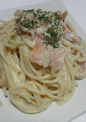 豆乳でｸﾘｰﾑﾊﾟｽﾀ-レシピのメイン写真