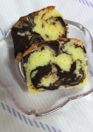 ぐるぐる☆マーブルパウンドケーキ-レシピのメイン写真