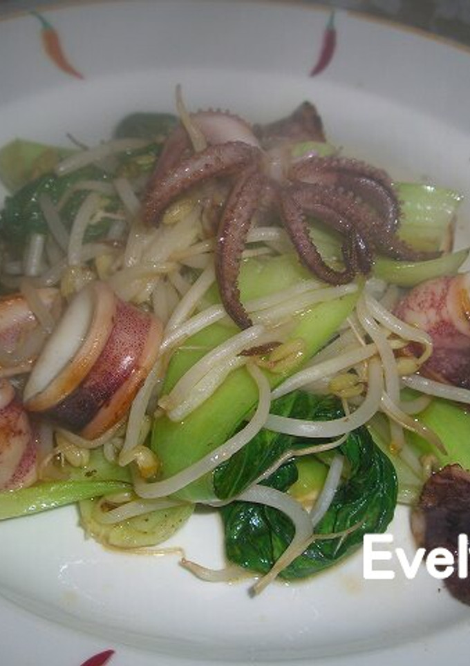 イカと野菜のオイスターソース炒め-レシピのメイン写真