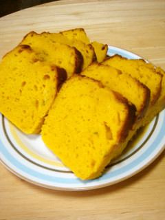 ノンオイルなのにしっとり♥かぼちゃケーキ-レシピのメイン写真