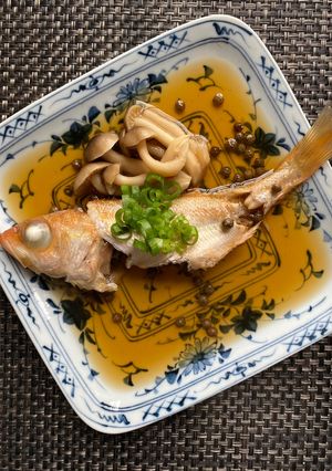 青山椒香る赤ハタの煮付け-レシピのメイン写真