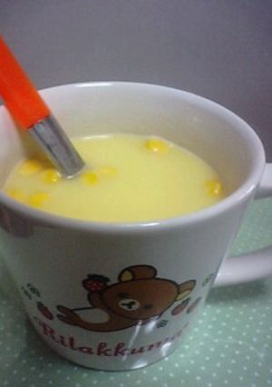 目からうろこ♪カップスープの飲み方-レシピのメイン写真