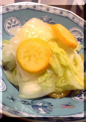 白菜と金柑のサラダ風浅漬け-レシピのメイン写真