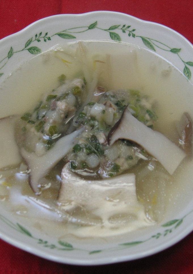鰯と山芋のあったかつみれスープ-レシピのメイン写真
