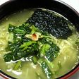 ★カブの葉&イカ燻炒めon北京風拉麺★