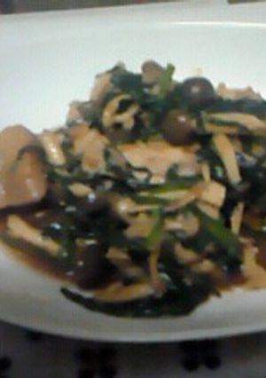 鶏肉とニラの中華風炒め♪-レシピのメイン写真
