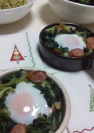 かったさん風ほうれん草（青菜）のココット-レシピのメイン写真