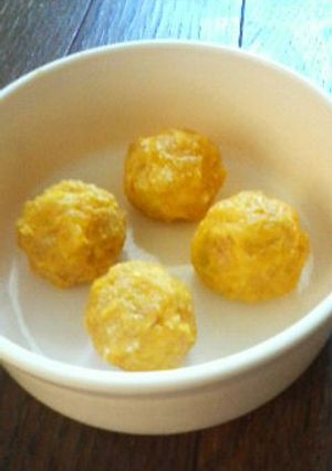 【離乳食】かぼちゃボール♥-レシピのメイン写真