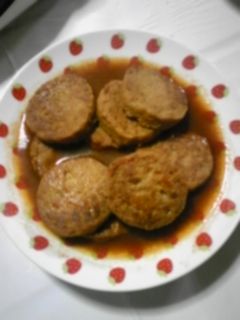 簡単煮込みハンバーグ-レシピのメイン写真