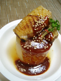 ピリカラ味噌の ふろふき大根-レシピのメイン写真