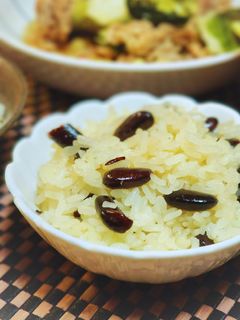 レッドキドニーでめちゃ簡単♪豆おこわ-レシピのメイン写真