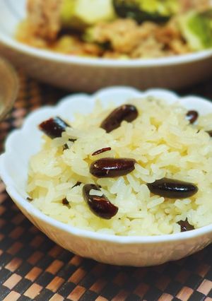 レッドキドニーでめちゃ簡単♪豆おこわ-レシピのメイン写真