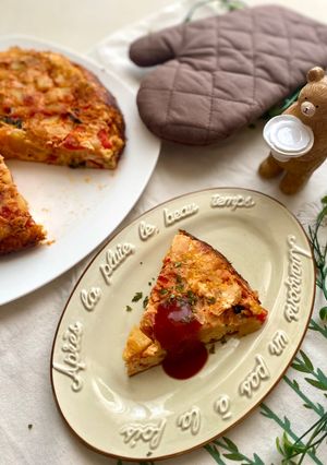 バジルとじゃがいものオムレツ-レシピのメイン写真