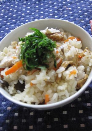 割烹白だしで鰆(魚）の炊き込みご飯-レシピのメイン写真