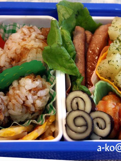 甘めケチャップえび@1歳4カ月のお弁当-レシピのメイン写真