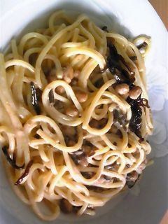 簡単!混ぜるだけの納豆パスタ-レシピのメイン写真