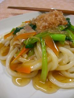 白だしで簡単♪和風あんかけ焼きうどん♡-レシピのメイン写真