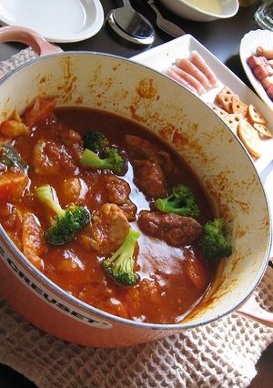 カチャトーラ☆鶏肉のトマト煮込み-レシピのメイン写真