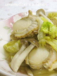 ✿ヘルシー♪ホタテと白菜のあっさり煮-レシピのメイン写真