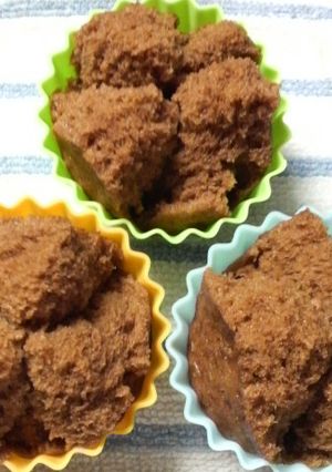 離乳食にも！卵無しココアきなこ蒸しパン-レシピのメイン写真