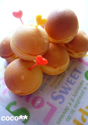 ほわほわ♡屋台風ベビーカステラ-レシピのメイン写真