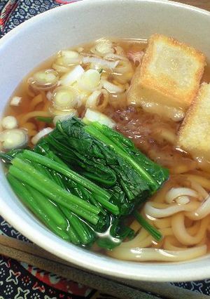 お蕎麦屋さんの揚げもちうどん-レシピのメイン写真
