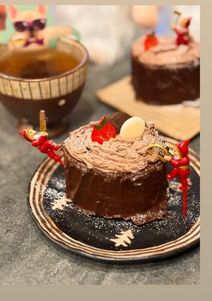 10分でできるクリスマスロールケーキ⭐︎⭐︎-レシピのメイン写真