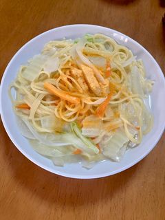 ラーメンのようなスープパスタ-レシピのメイン写真