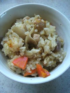 舞茸と鶏肉の炊き込みごはん-レシピのメイン写真