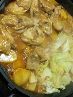 ★〆は焼き飯♪コチュジャンDE鶏焼き鍋★-レシピのメイン写真