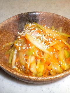 セロリとにんじんのきんぴら-レシピのメイン写真