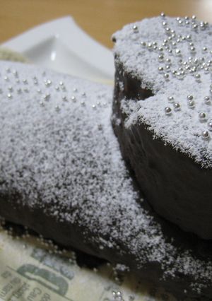 チョコバナナのブッシュドノエル♪-レシピのメイン写真
