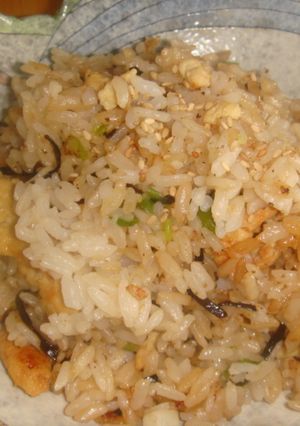 鶏ひき肉と塩昆布の和チャーハン♪-レシピのメイン写真