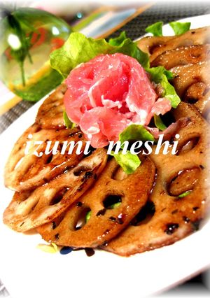 バルサミレンコン-レシピのメイン写真