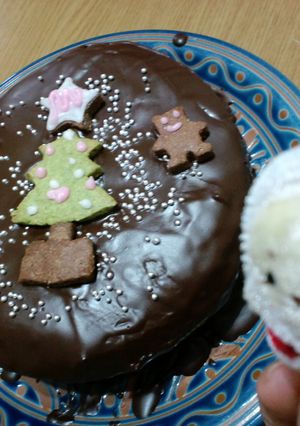 モントンで簡単X'masチョコケーキ-レシピのメイン写真