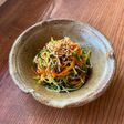 シャキシャキ美味しい!豆苗の香味みそ炒め